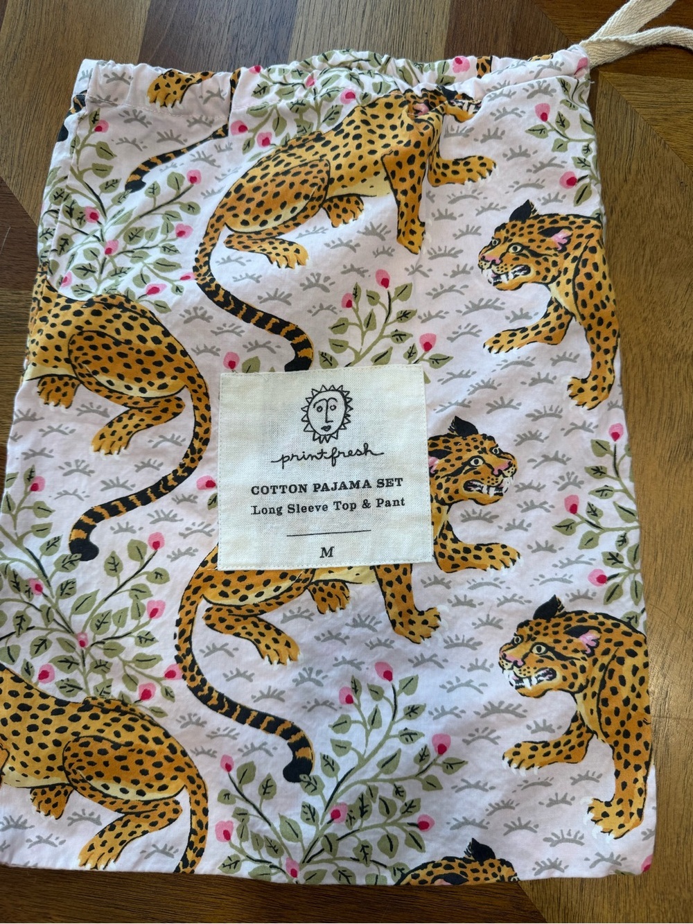 Printfresh Mini Bag in Yellow, Black, White with Pink & Green Accents